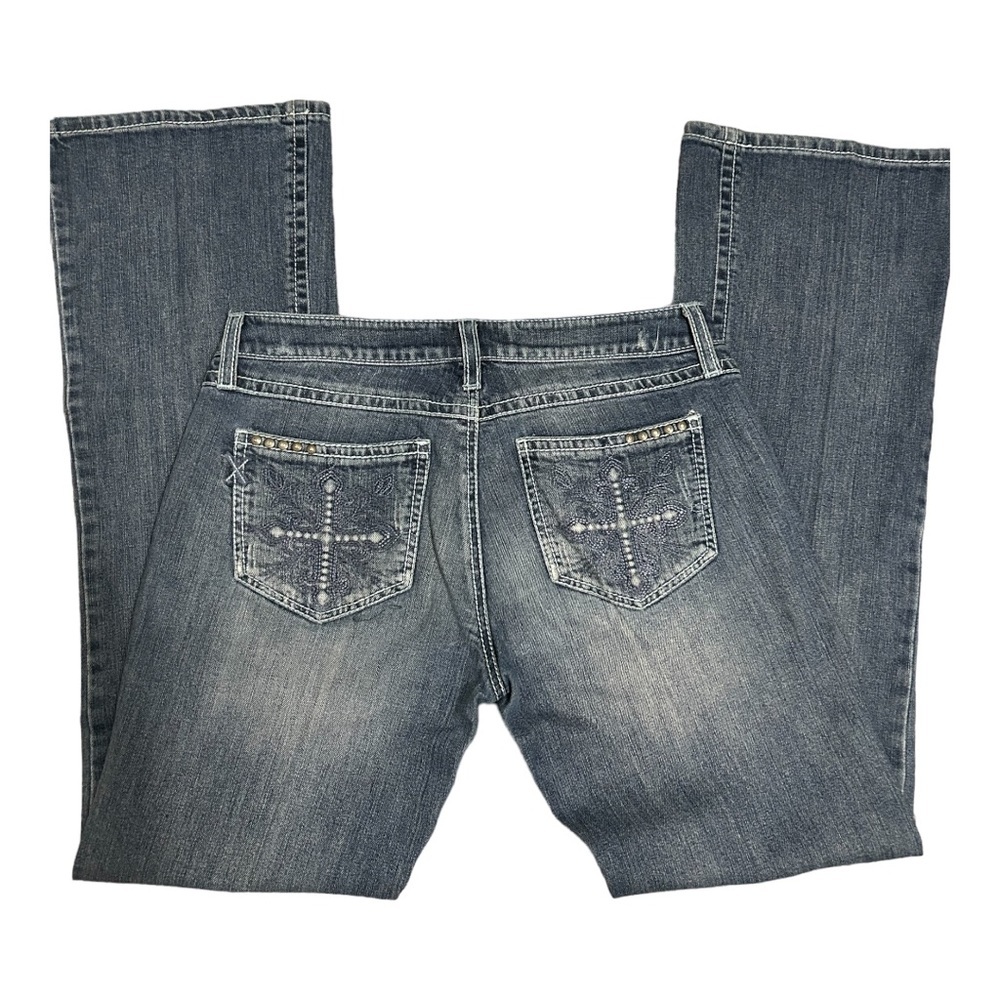 Houston Jeans Twenty X Lowest Rise Womens Medium Wash Size 5 W917